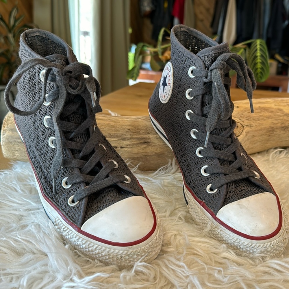Converse All Star crochet shoes